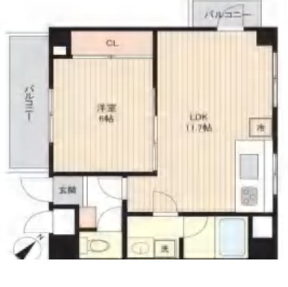 【間取り】 | グリーンキャピタル池袋 | 2020年室内全てリフォーム済みなので、綺麗になっています。