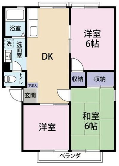 【間取り】 | コーポハンゾウ