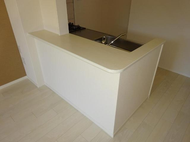 ワタリ　グランディAのキッチン|カウンターキッチン