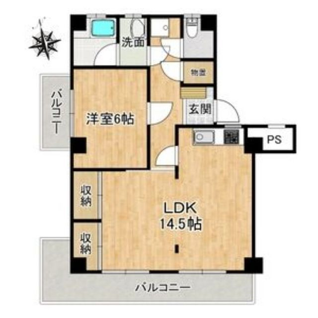 岐阜市福光西１丁目のアパートの間取り