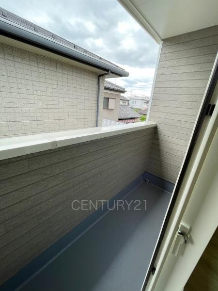 前橋市南町B号棟のバルコニー|バルコニーが２ヶ所あります。