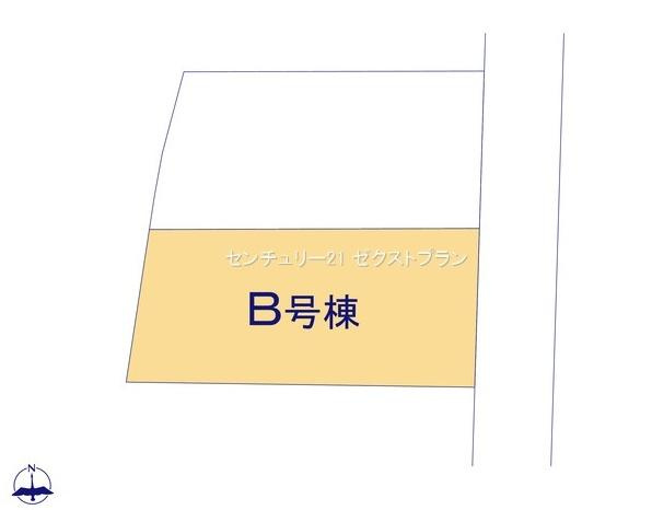 前橋市南町B号棟の区画図|区画図