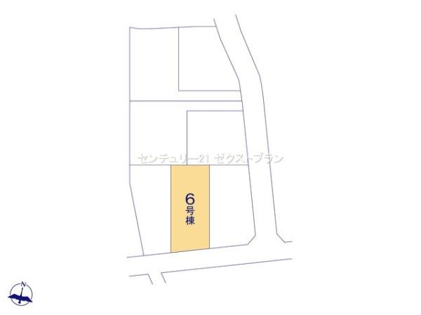 伊勢崎市東小保方町第2 6号棟の区画図|区画図