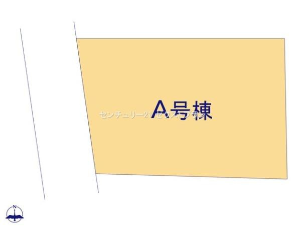 高崎市筑縄町A号棟の区画図|区画図