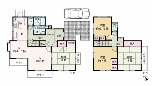 【間取り】 | 専有面積：109.71平米　間取り:4LDK！
