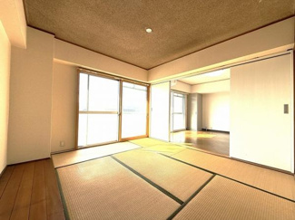 【和室】 | 山科音羽マンションB棟 | 和室6帖(南側)