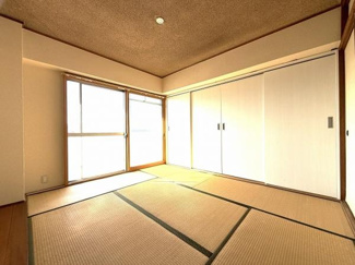 【和室】 | 山科音羽マンションB棟 | 和室6帖(南側)