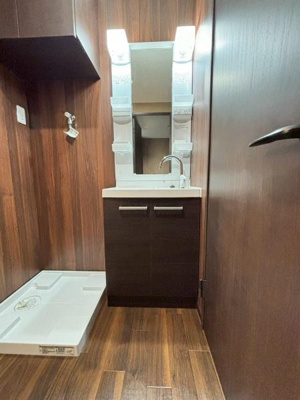 【洗面所】 | リバーサイドメゾンＡ棟 | ※同タイプ別のお部屋の写真です。