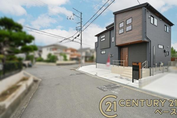 香芝市西真美２丁目 ／新築一戸建の前面道路含む現地写真|■現地撮影写真■