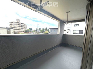 【バルコニー】 | 岐阜市菅生新築建売全2棟！お車並列3台可能！前面道路幅員6.0ｍ！お車停めやすいです♪ | 岐阜市菅生新築建売全2棟！お車並列3台可能！前面道路幅員6.0ｍ！お車停めやすいです♪