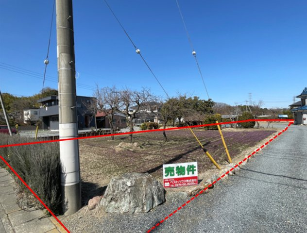 藤岡市三本木　土地650