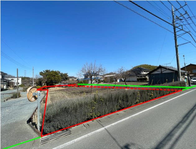 藤岡市三本木　土地650の外観