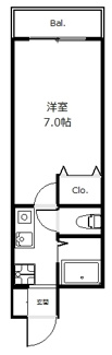 【間取り】 | ヴィルヌーブ | 現況優先