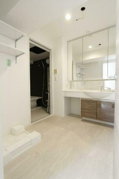 【独立洗面台】 | パークスリー高円寺 | 嬉しい独立洗面台付き。