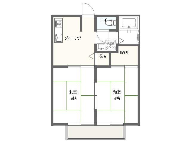 グリーンコーポの間取り