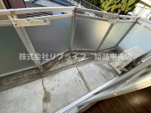 メゾンシンセイのバルコニー
