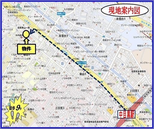 Residence　Nakameguroの地図| 