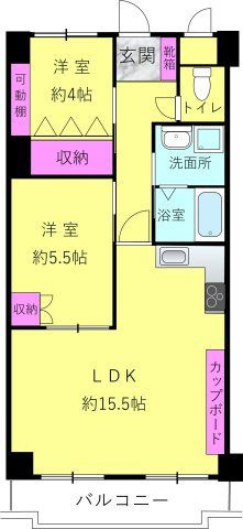 ヴィンテージコート須磨山手の間取り