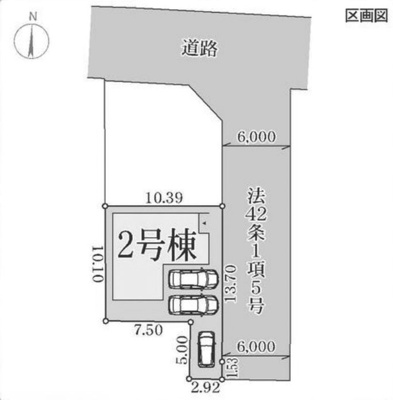 【区画図】 | 亀岡　篠町柏原町頭　新築一戸建