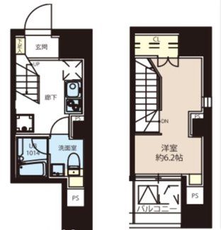 【間取り】 | レオーネ東日本橋駅前Ⅱ