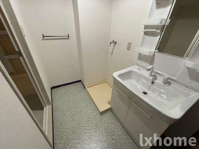 ラルク・アン・シェルの洗面所|脱衣スペースもあります