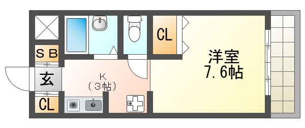 コパンジューヌⅢの間取り