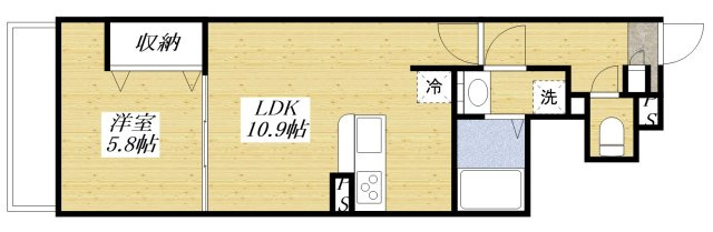 Rising Sunの間取り