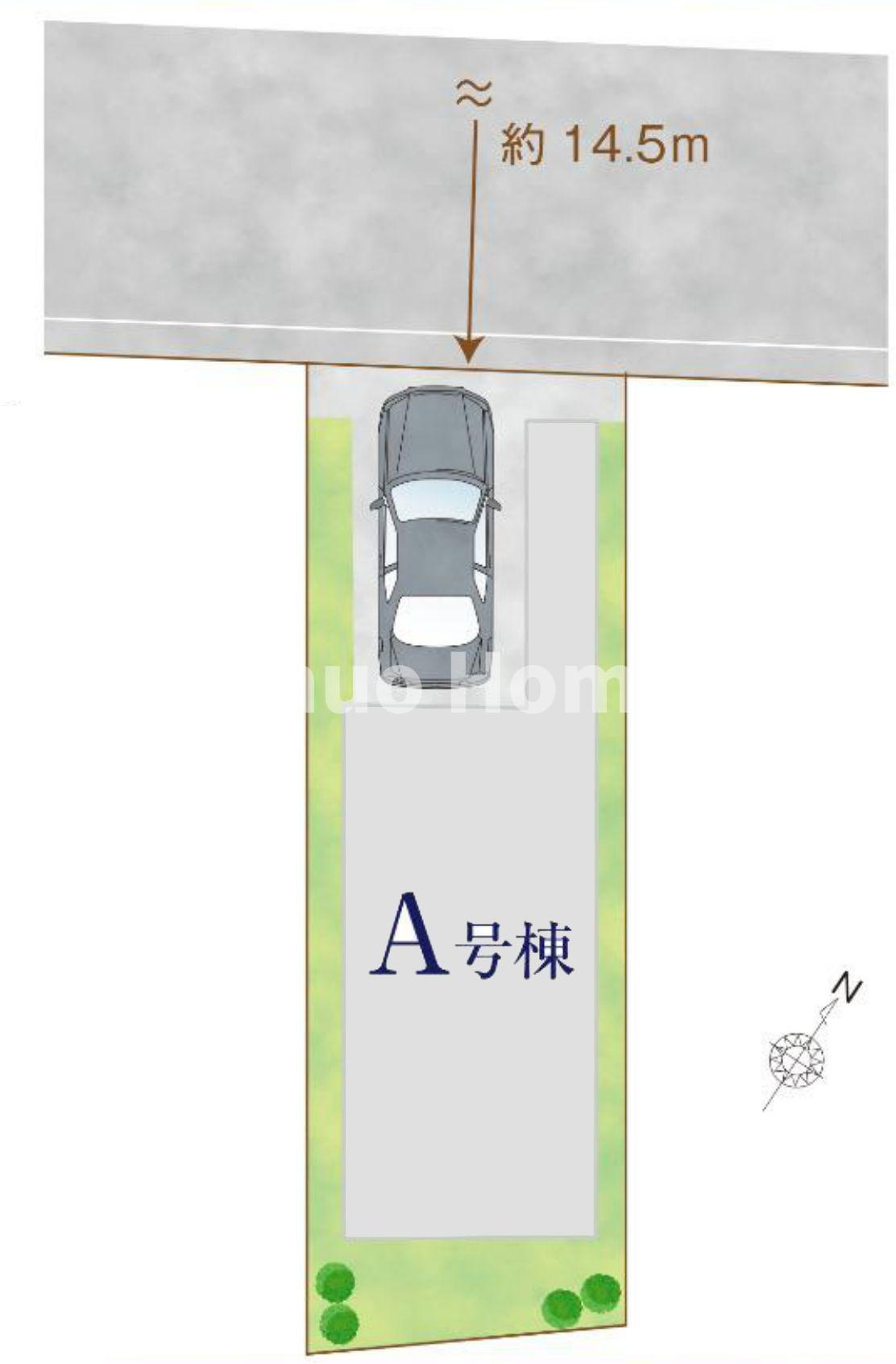 江戸川区北葛西5丁目新築分譲住宅の区画図|区画図