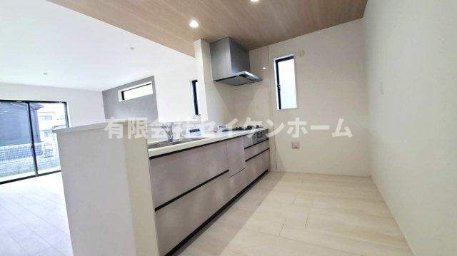 深谷市上野台　新築住宅1号棟（土地広々55坪超）の外観