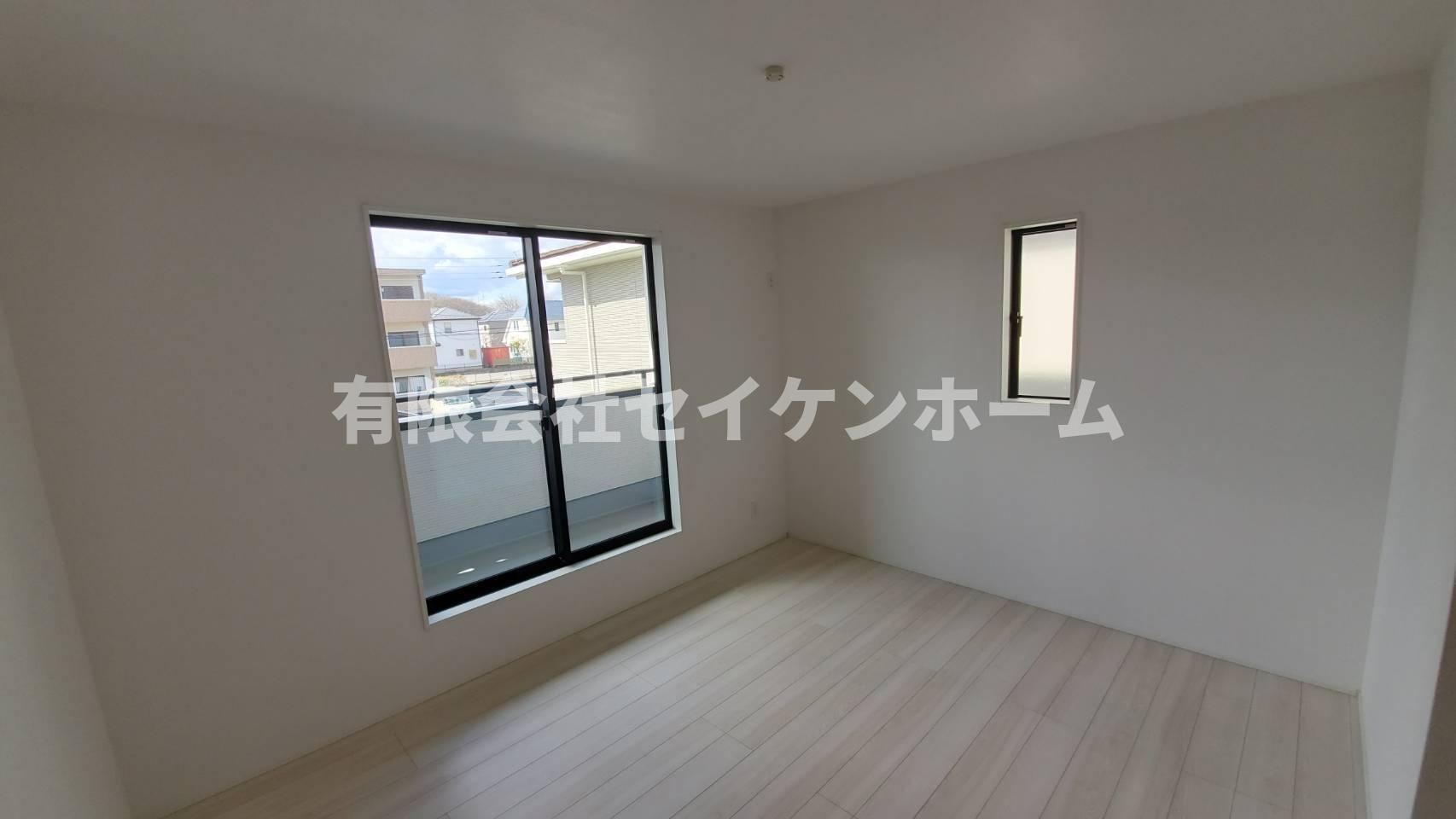 深谷市上野台　新築住宅1号棟（土地広々55坪超）の洋室