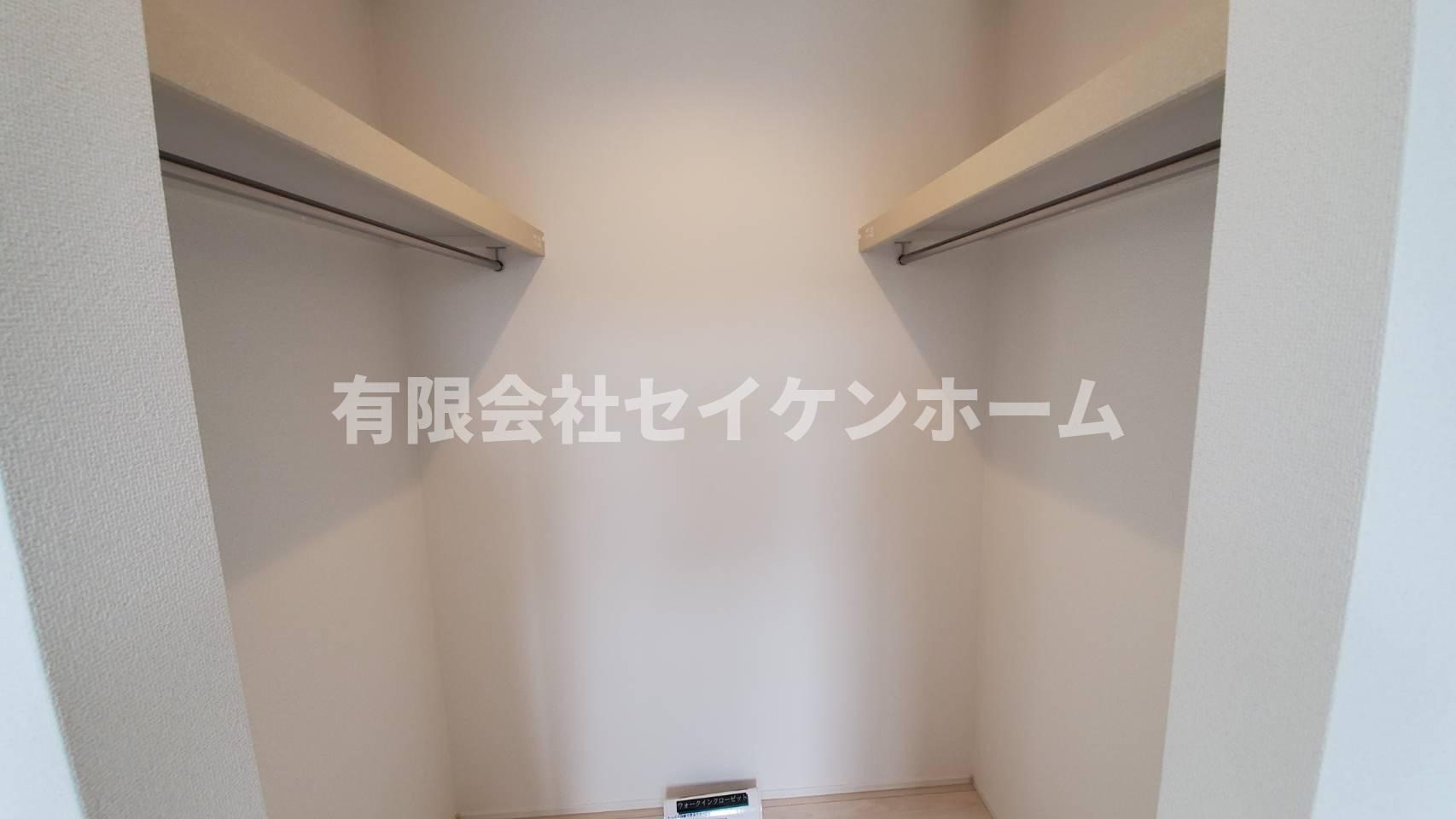 深谷市上野台　新築住宅1号棟（土地広々55坪超）の収納