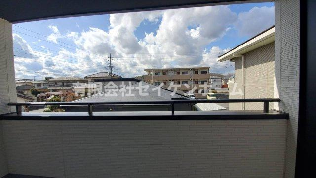 深谷市上野台　新築住宅1号棟（土地広々55坪超）のバルコニー