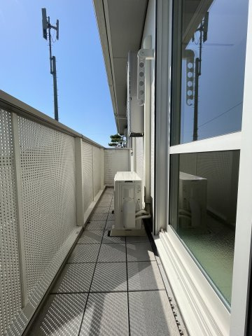 Ｈ・Ｉハイツのバルコニー