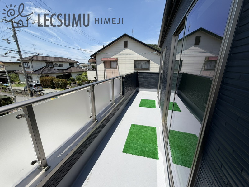 姫路市広畑区才2期/新築戸建のバルコニー