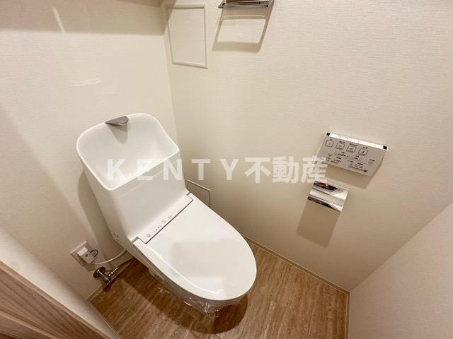 【トイレ】 | ザ・パークハビオ大森町 | 落ち着いた色調のトイレです