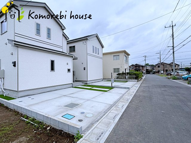 伊奈町栄1丁目46番　新築一戸建て　ハートフルタウン　Ｂの前面道路含む現地写真|26.6.7　撮影済み