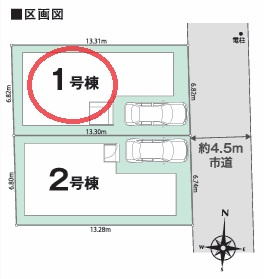 【区画図】 | リナージュ尼崎市塚口町５丁目０１期 | 区画図