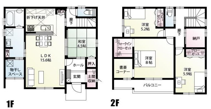 【新築戸建】足利市葉鹿南町1期の間取り|■間取り図｜敷地面積：200.27㎡（約60.58坪）建物面積：110.54㎡（約33.43坪）