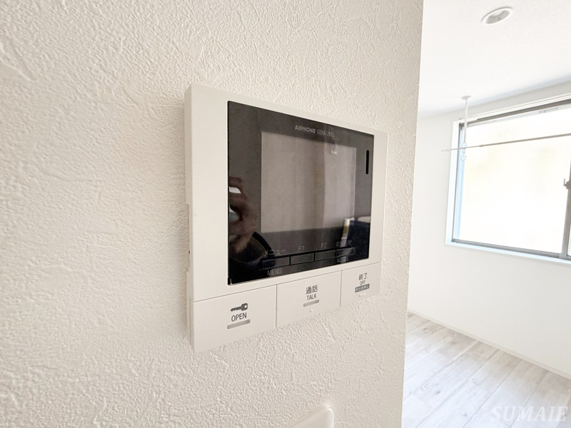 レピュア王子神谷レジデンスⅡのセキュリティ|モニター付きインターホンです☆