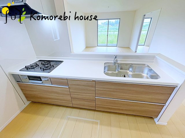 伊奈町栄1丁目46番　新築一戸建て　ハートフルタウン　Fのキッチン|キッチンです