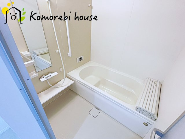 伊奈町栄1丁目46番　新築一戸建て　ハートフルタウン　Fの浴室|日々の疲れを癒すお風呂付です