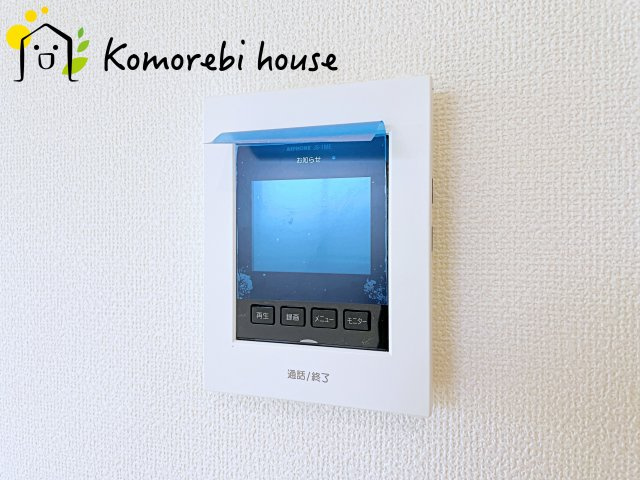 伊奈町栄1丁目46番　新築一戸建て　ハートフルタウン　Fの防犯設備|モニター付インターホンです