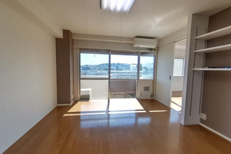 ドエール大川筋の居間・リビング|使いやすい居間です