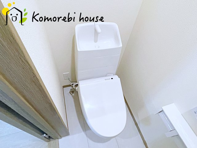 伊奈町栄1丁目46番　新築一戸建て　ハートフルタウン　Hのトイレ|落ち着いたトイレです