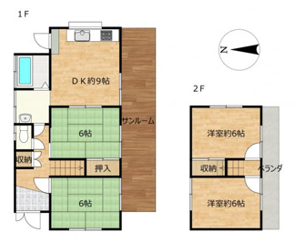 【間取り】 | 岩国市通津戸建