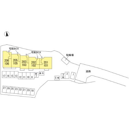 CLARIS朴のきの区画図