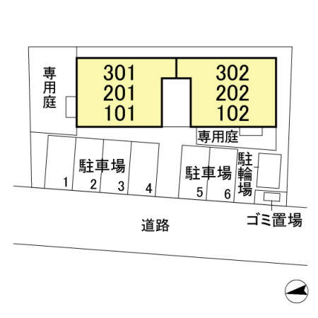 GrandBonheurの区画図