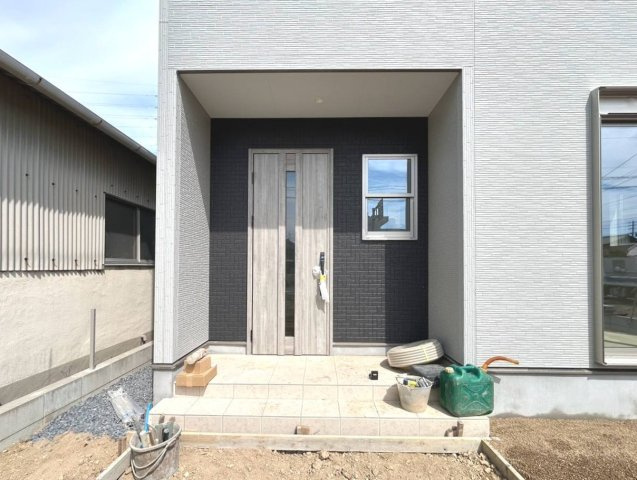 ファーストタウン　一宮市大和町福森第1　全2区画分譲の玄関|玄関ドアの鍵はディンプルキーと内側はサムターンキーになっており防犯性の高い仕様になっています。