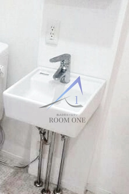大山フラッツの洗面所|洗面台です。
