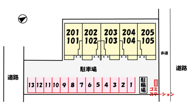【区画図】 | ウィステリア末広
